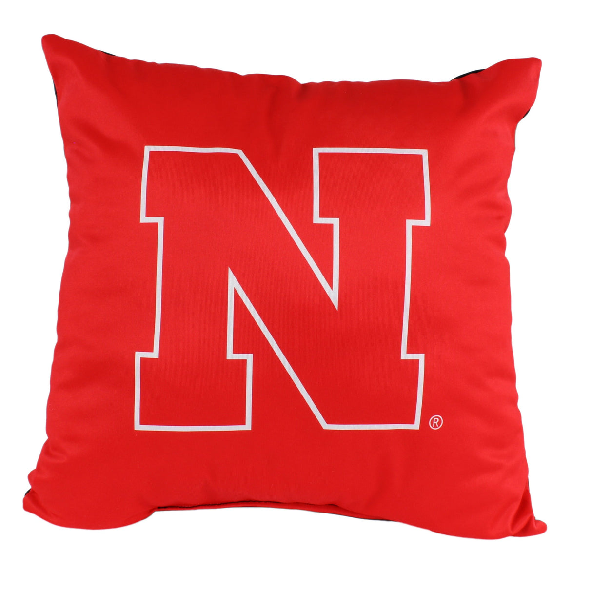 Nebraska Cornhuskers 2 Sided Decorative Pillow, 16" x 16", Made in the USA