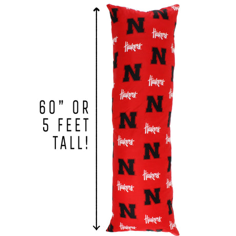 Nebraska Huskers Body Pillow
