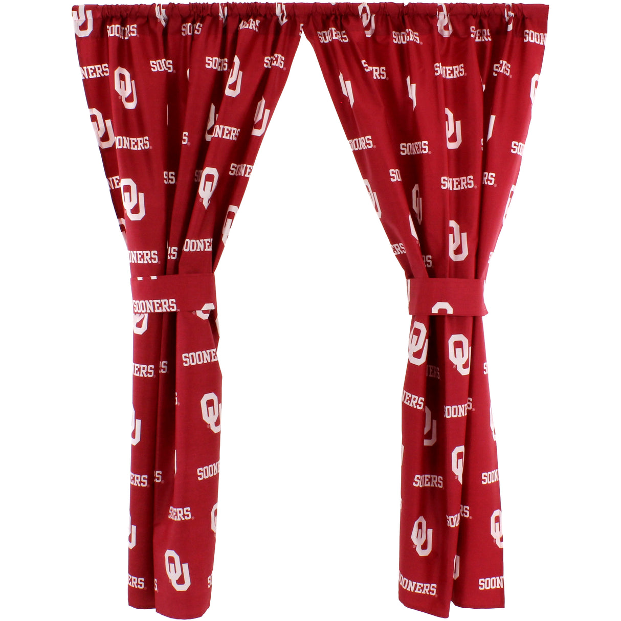 Oklahoma Sooners Curtain Panels - 63" or 84"