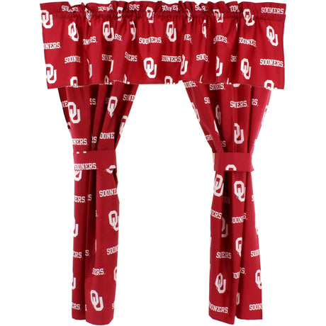 Oklahoma Sooners Curtain Valance