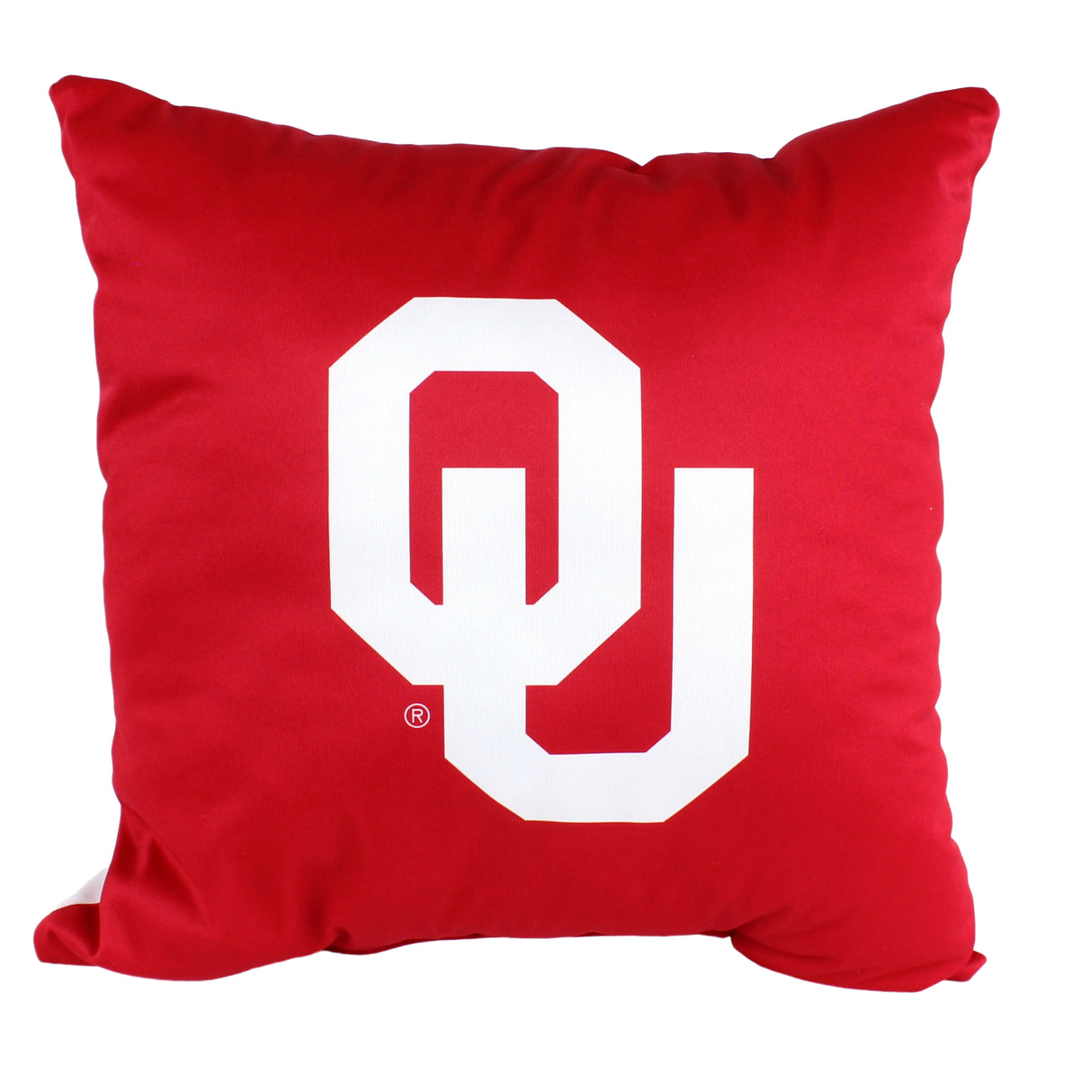 Oklahoma Sooners 2 Sided Decorative Pillow, 16" x 16", Made in the USA