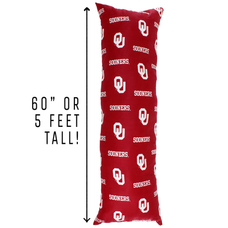 Oklahoma Sooners Body Pillow
