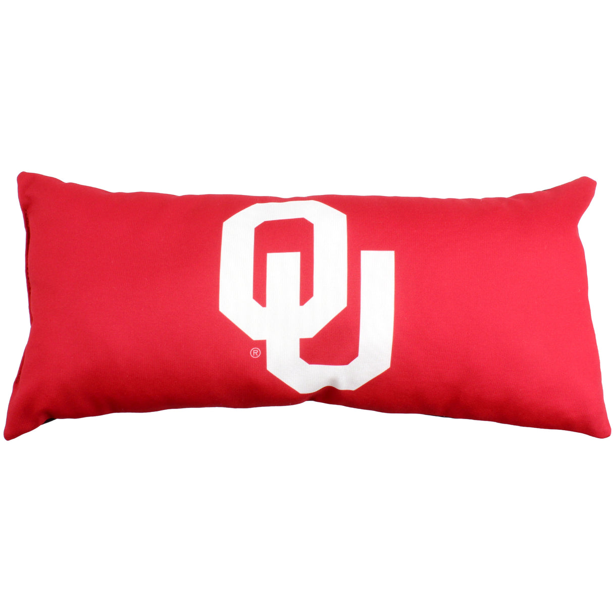 Oklahoma Sooners 2 Sided Bolster Travel Pillow, 16" x 6", Made in the USA