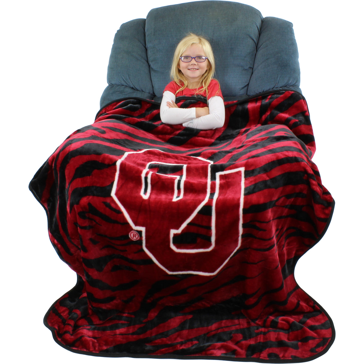 Oklahoma Sooners Soft and Warm Throw Blanket, 50" x 60"