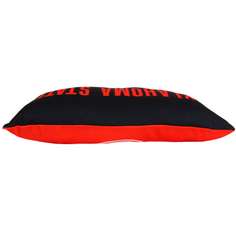 Oklahoma State Cowboys 2 Sided Bolster Travel Pillow, 16" x 6", Made in the USA