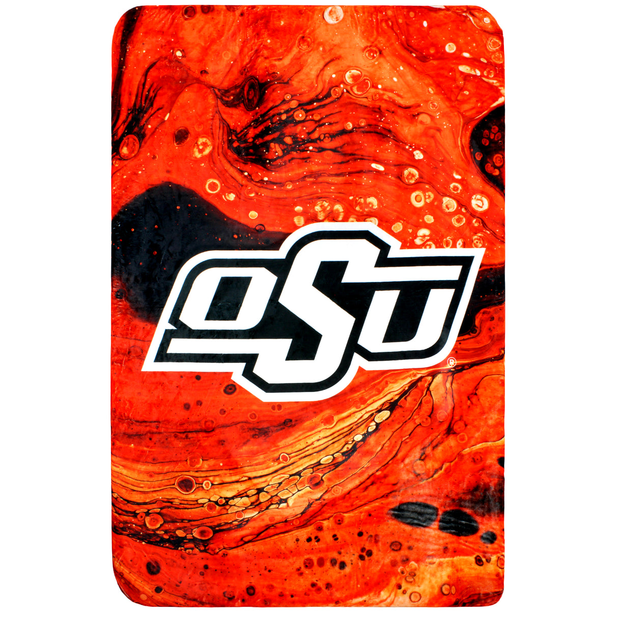 Oklahoma State Cowboys Sublimated Soft Throw Blanket