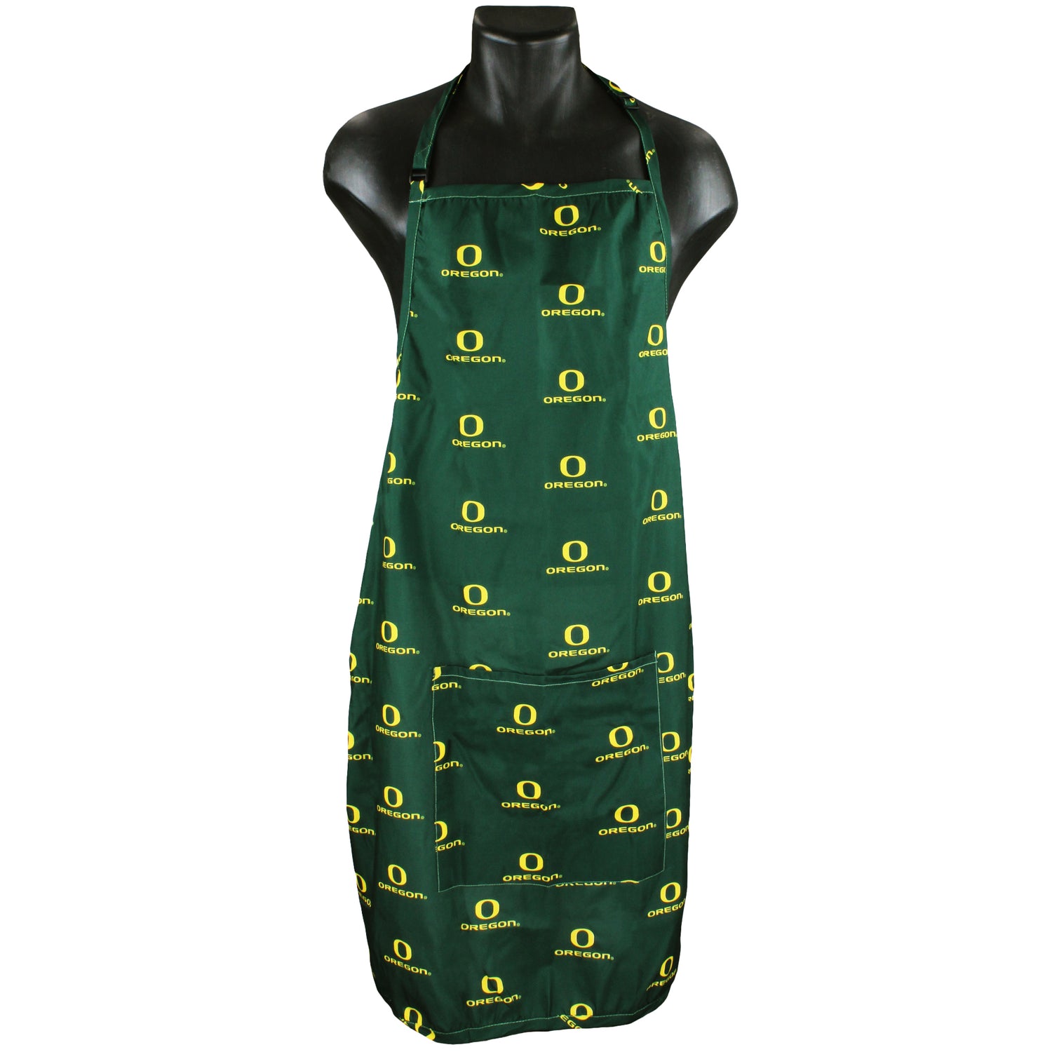 Oregon Ducks Grilling Tailgating Apron with 9" Pocket, Adjustable