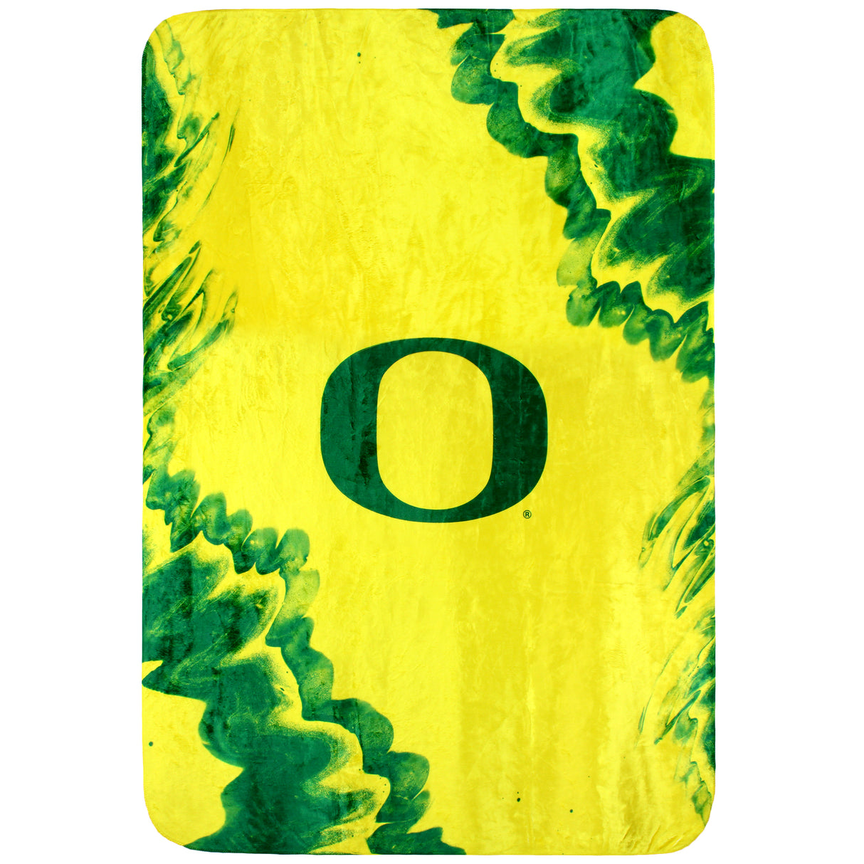 Oregon Ducks Sublimated Soft Throw Blanket