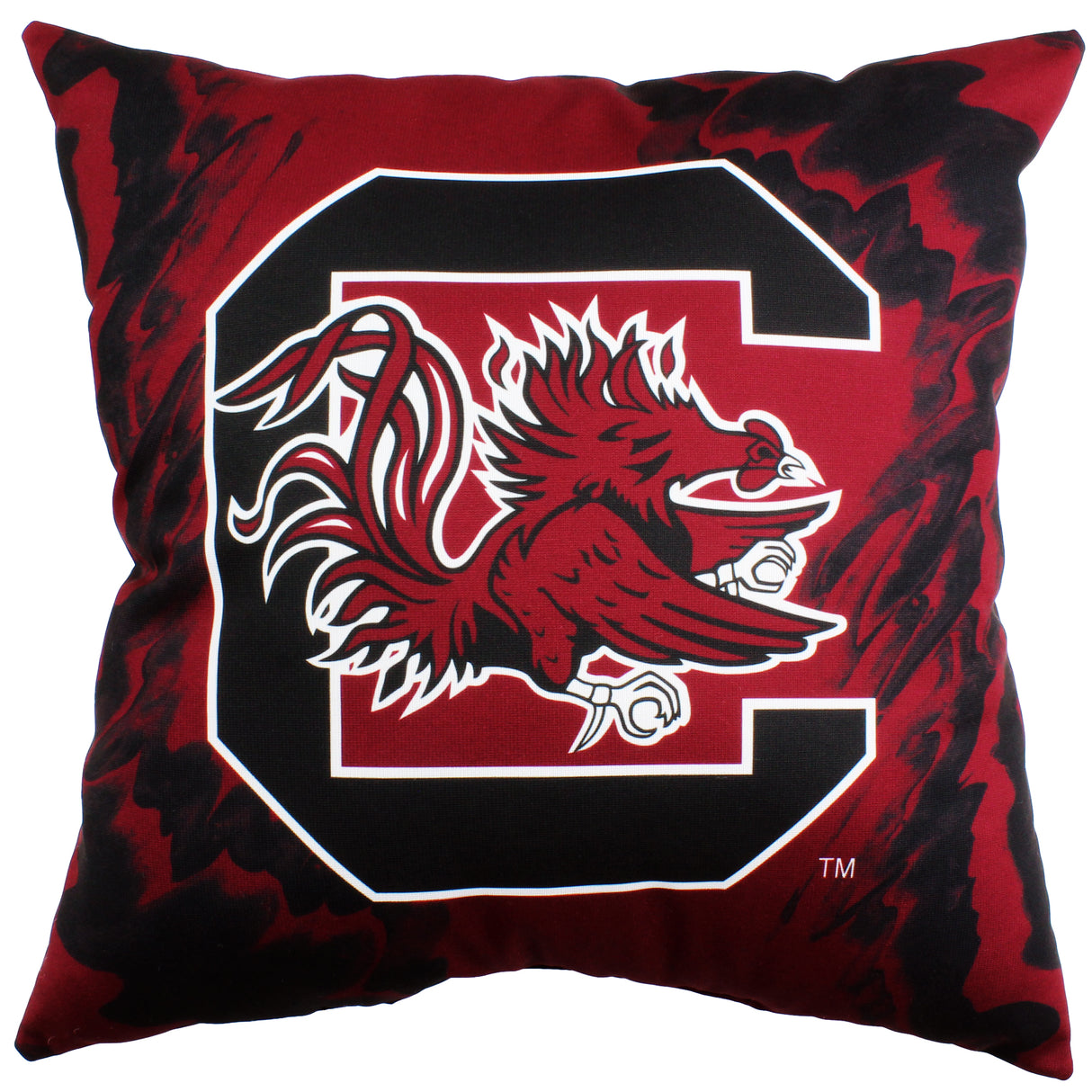 South Carolina Gamecocks 2 Sided Color Swept Decorative Pillow, 16" x 16"
