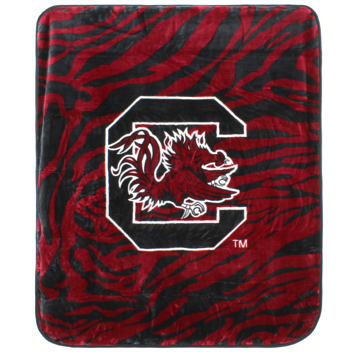 South Carolina Gamecocks Raschel Throw Blanket