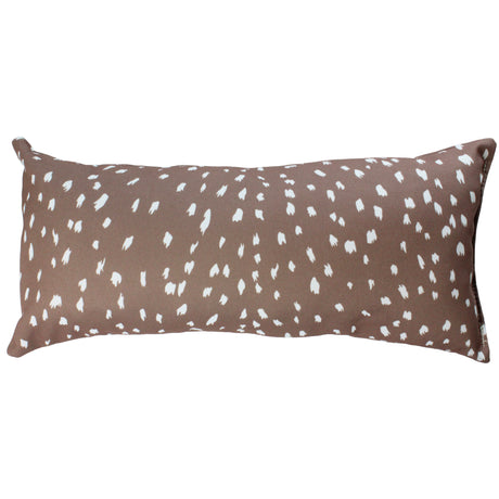 Deer Print Decorative Pillow, Made in the USA