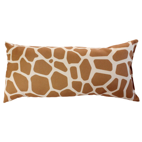 Giraffe Print Decorative Pillow, Made in the USA