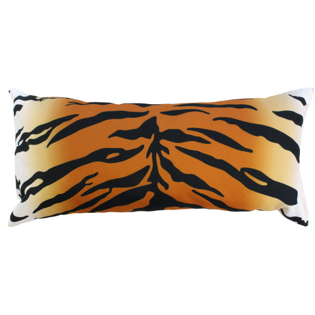 Tiger Print Decorative Pillow, Made in the USA