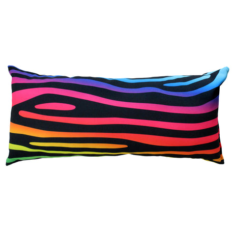 Zebra Print Decorative Pillow, Made in the USA