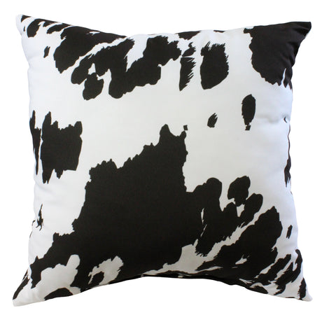 Cow Print Decorative Pillow, Made in the USA