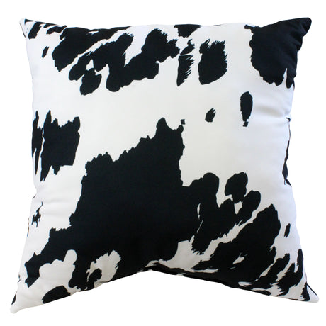 Cow Print Decorative Pillow, Made in the USA
