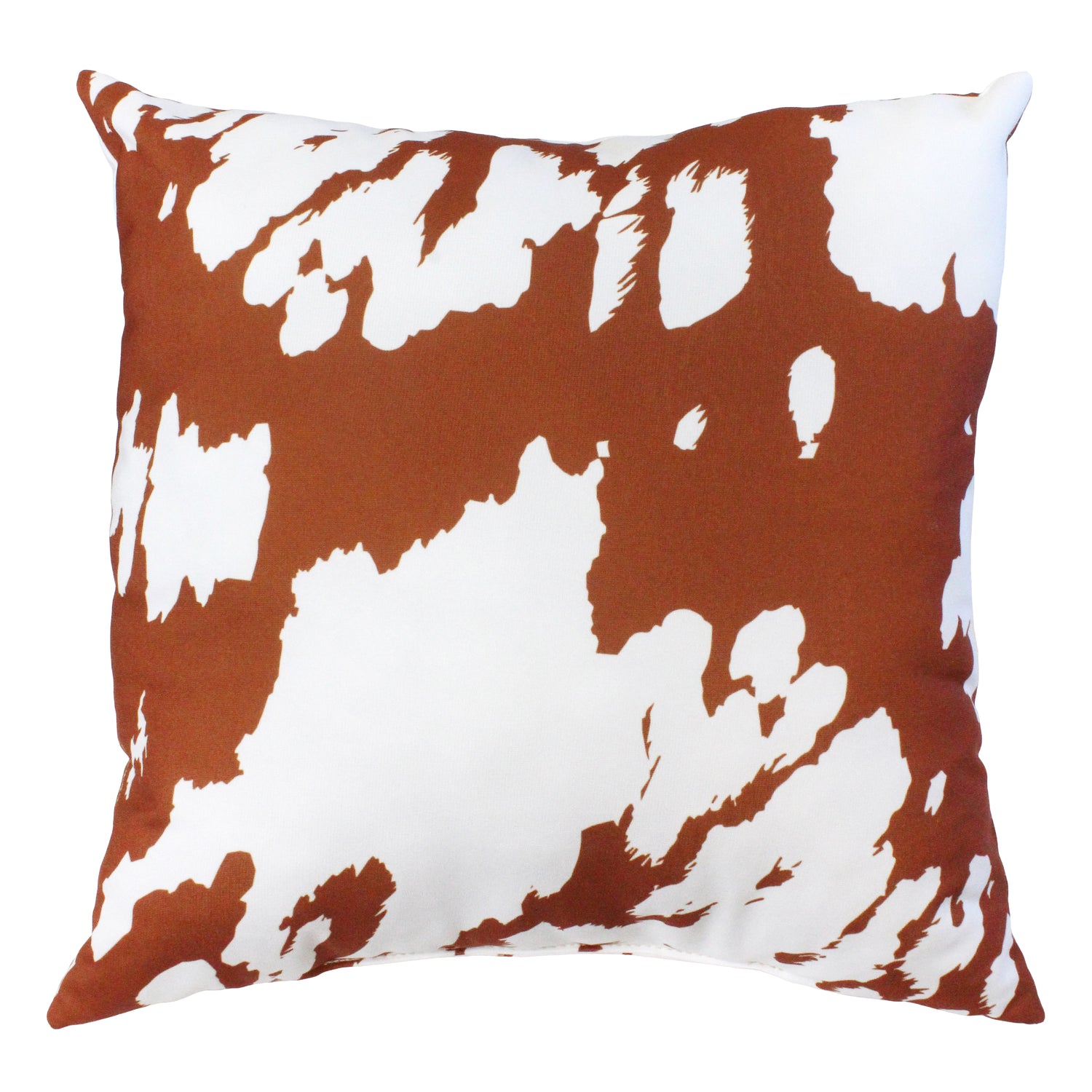 Cow Print Decorative Pillow, Made in the USA
