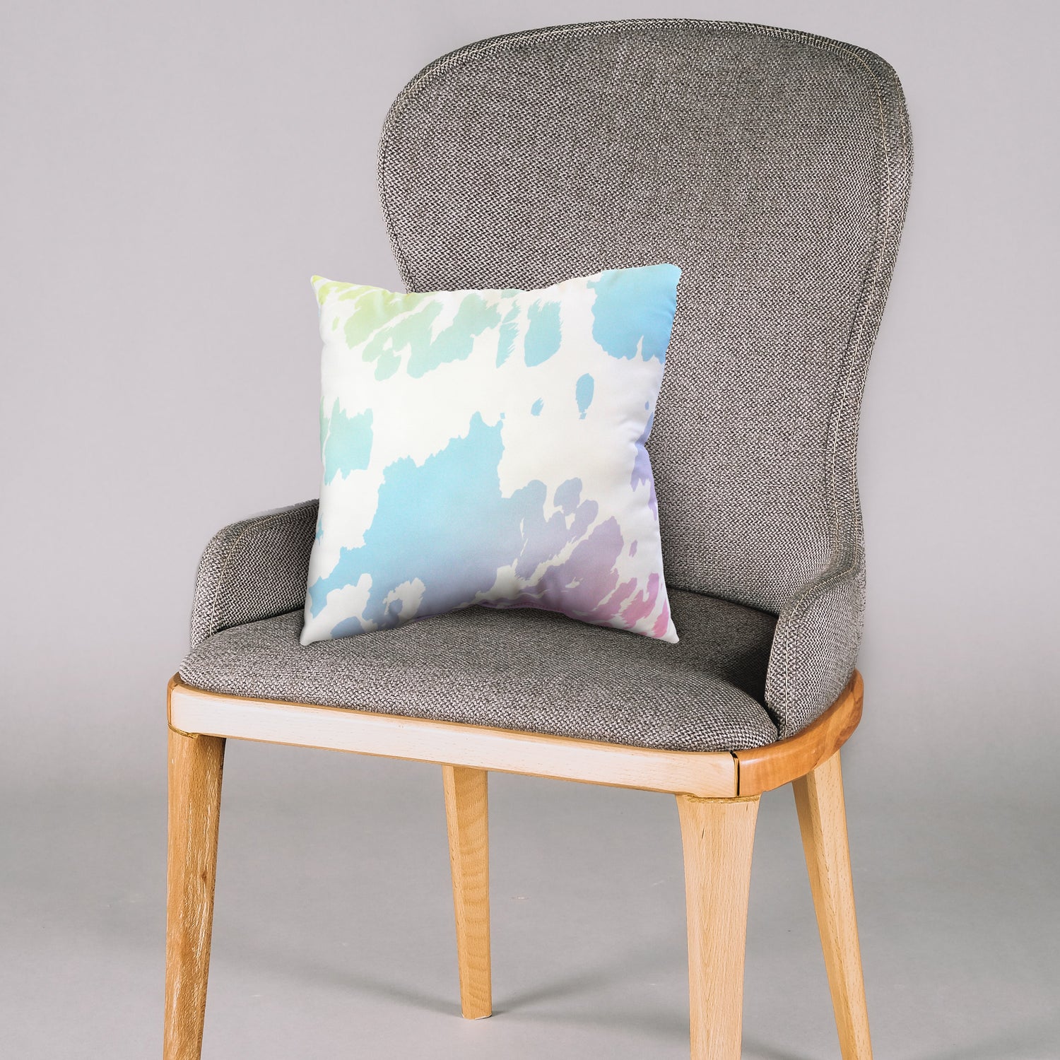 Cow Print Decorative Pillow, Made in the USA