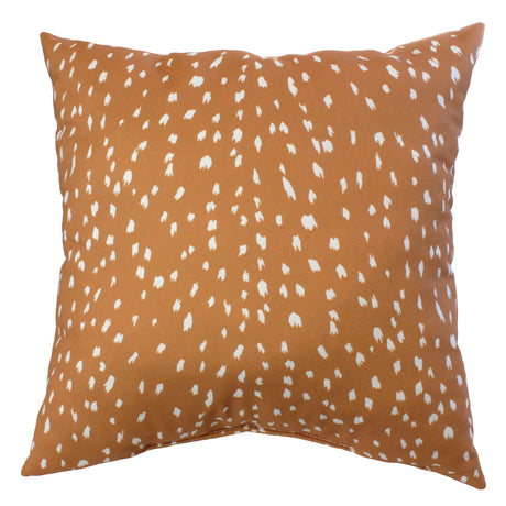 Deer Print Decorative Pillow, Made in the USA
