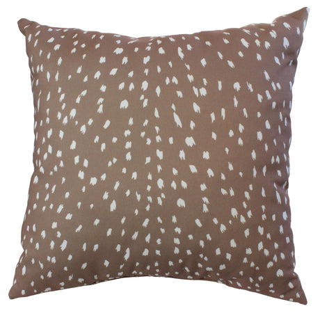 Deer Print Decorative Pillow, Made in the USA