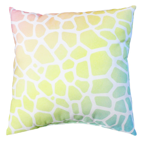 Giraffe Print Decorative Pillow, Made in the USA
