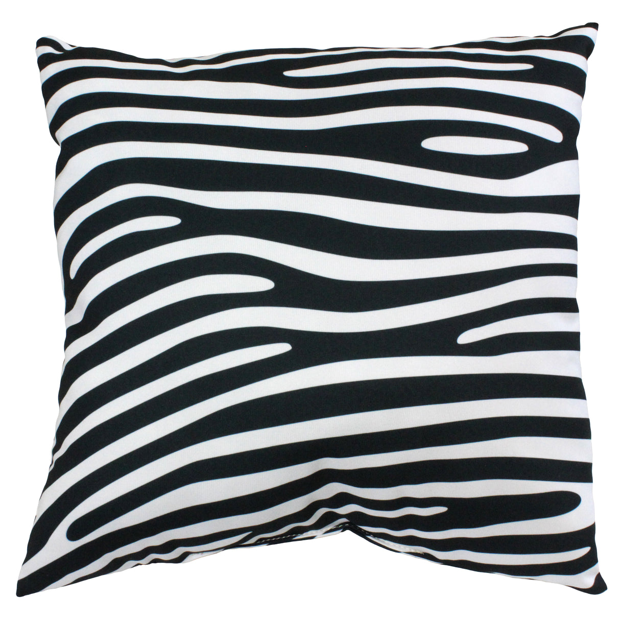 Zebra Print Decorative Pillow, Made in the USA