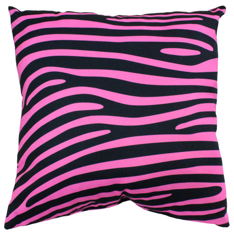 Zebra Print Decorative Pillow, Made in the USA