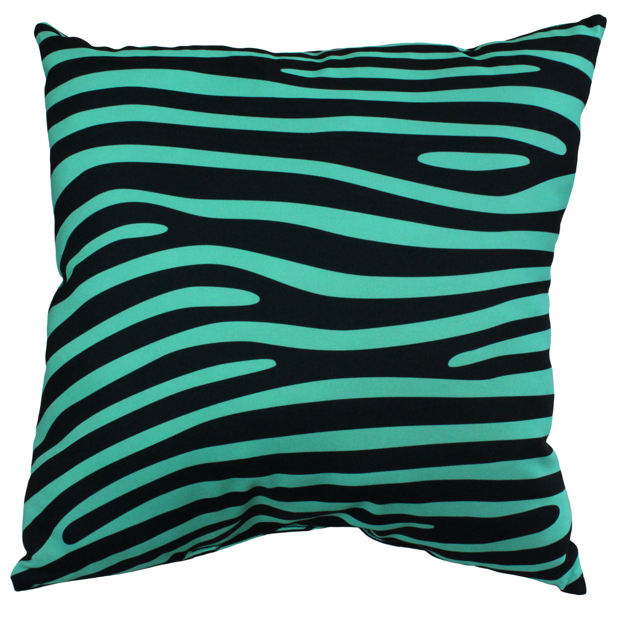 Zebra Print Decorative Pillow, Made in the USA