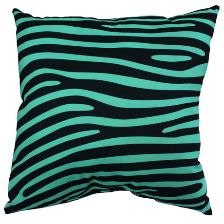 Zebra Print Decorative Pillow, Made in the USA