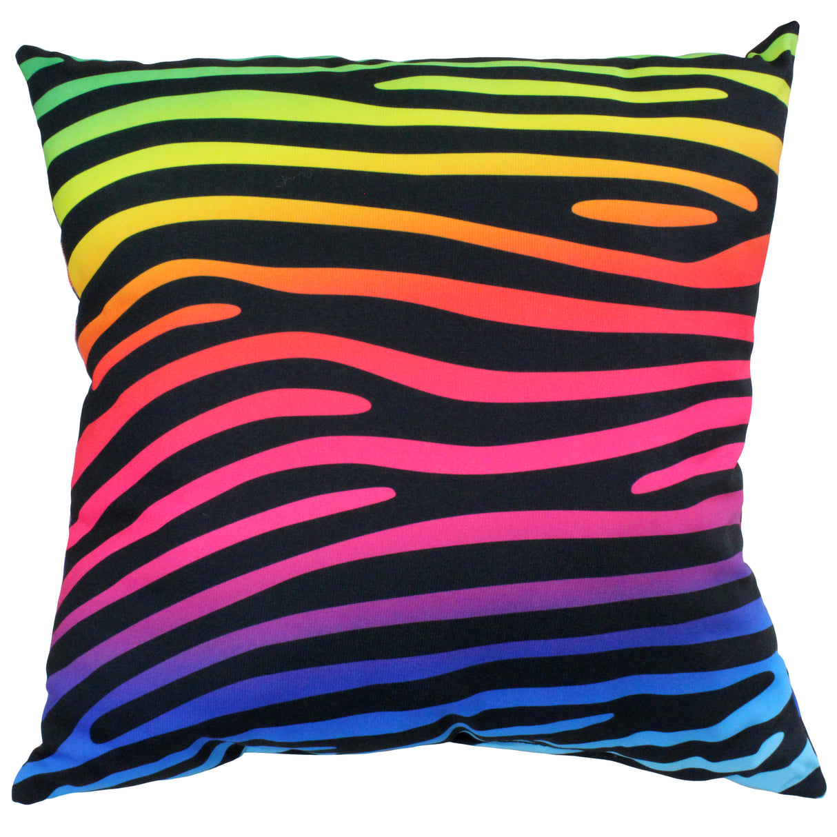 Zebra Print Decorative Pillow, Made in the USA