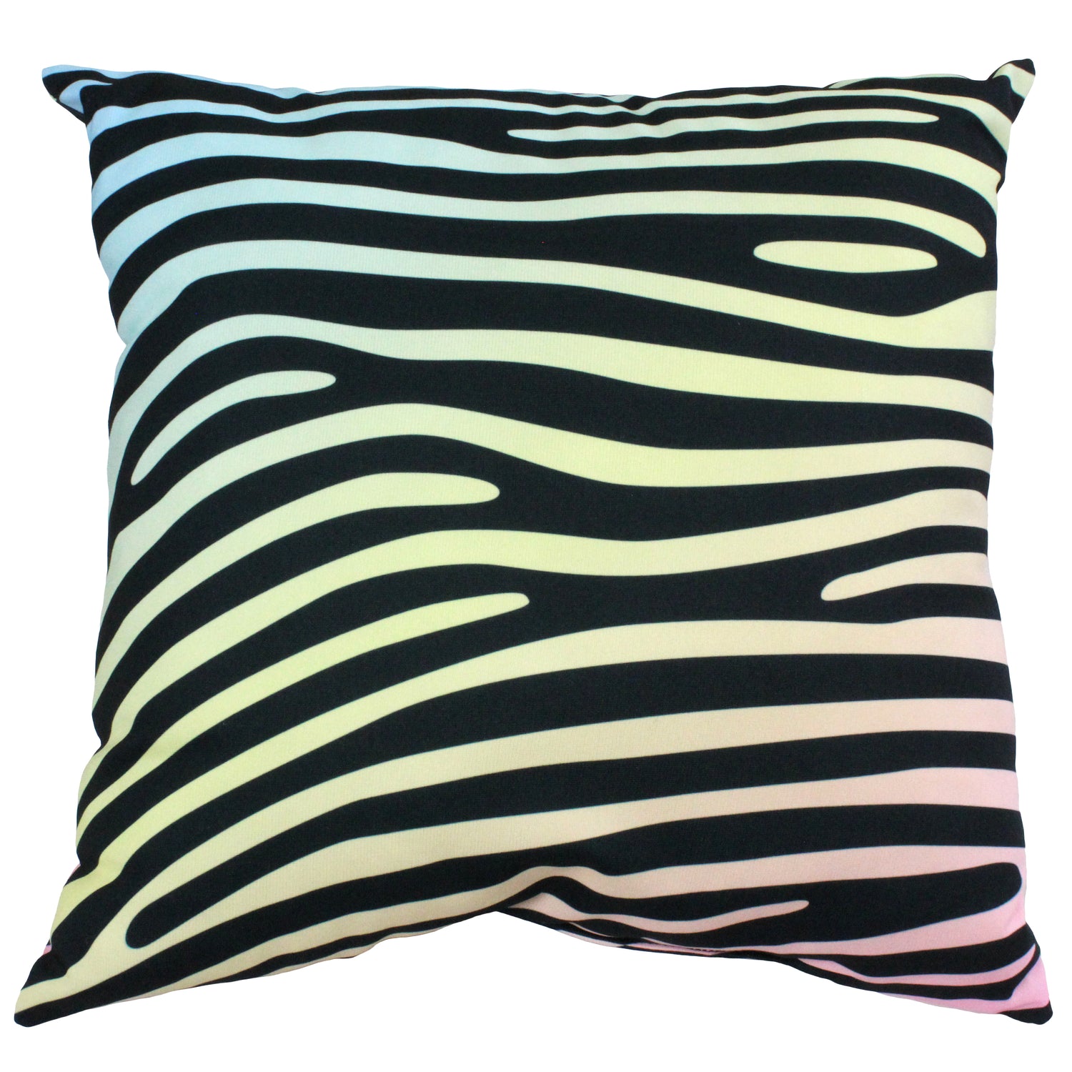 Zebra Print Decorative Pillow, Made in the USA