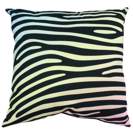 Zebra Print Decorative Pillow, Made in the USA