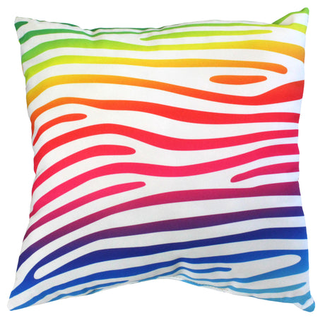 Zebra Print Decorative Pillow, Made in the USA