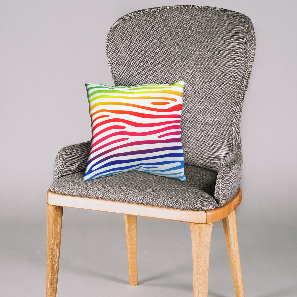 Zebra Print Decorative Pillow, Made in the USA
