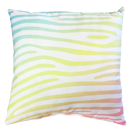 Zebra Print Decorative Pillow, Made in the USA
