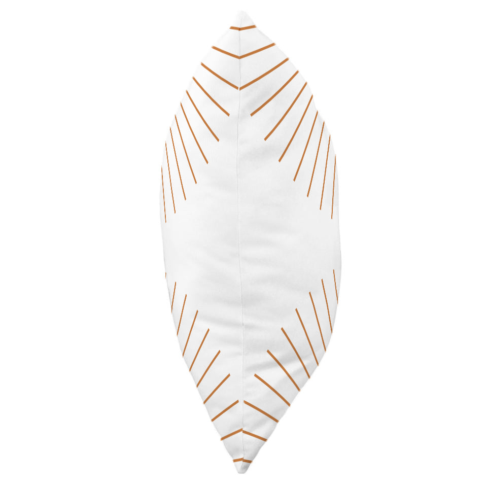 Geometric Mid Century Modern Double Rays Decorative Pillow, 2 Sizes, Made in the USA