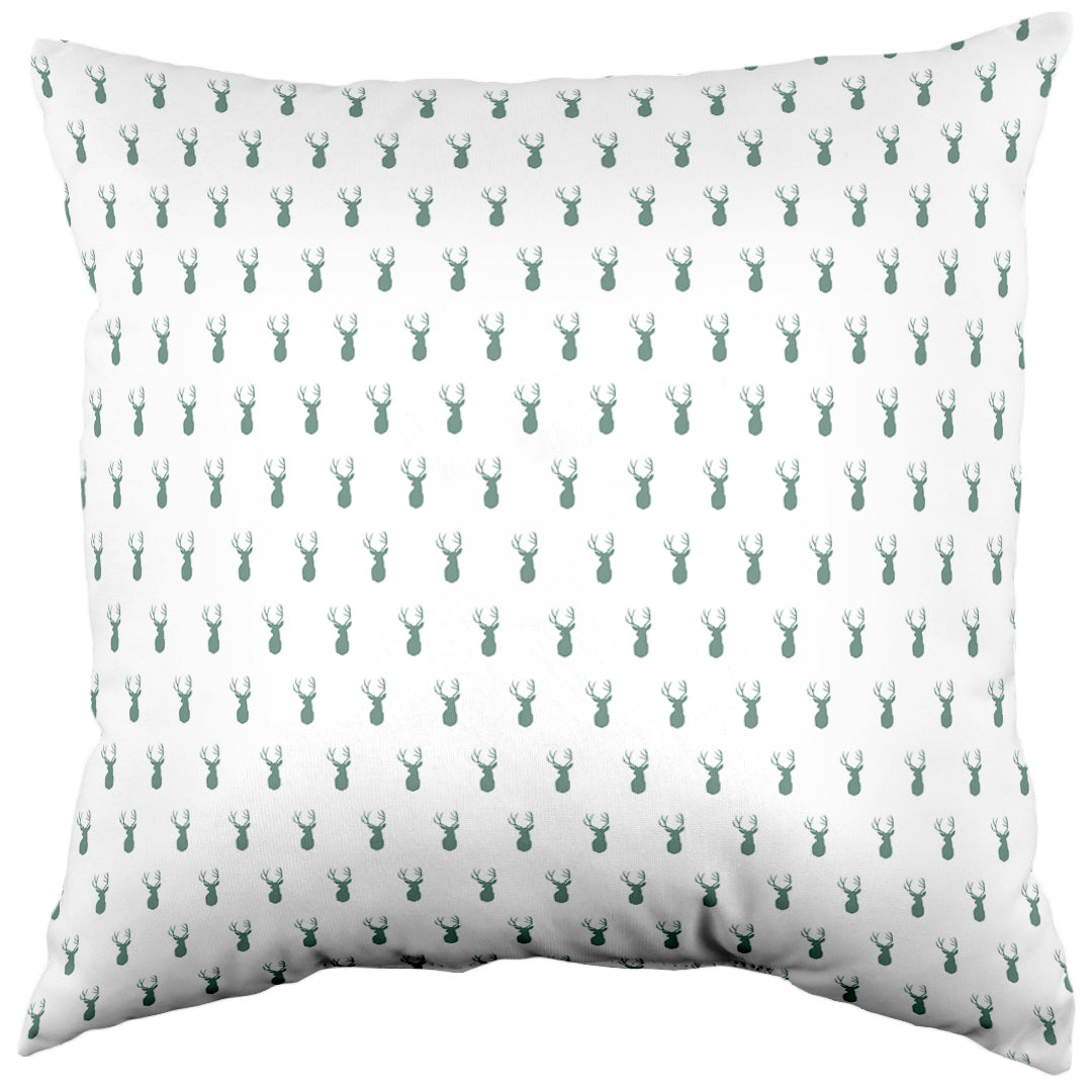 Deer Pattern Decorative Pillow, Made in the USA, 2 Sizes