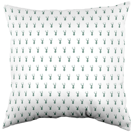 Deer Pattern Decorative Pillow, Made in the USA, 2 Sizes