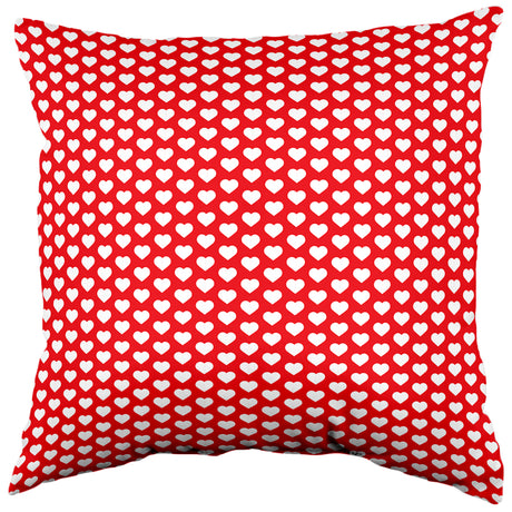 Heart Pattern Double Sided Throw Pillow, 2 Sizes