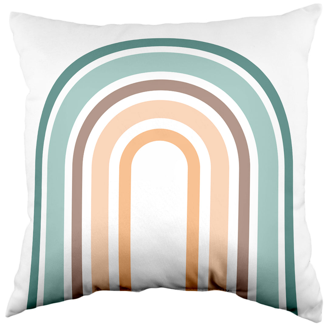 Boho Rainbow Decorative Pillow, 2 Sizes, Made in the USA
