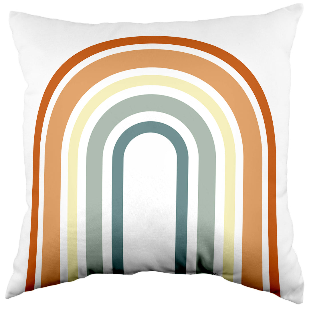Boho Rainbow Decorative Pillow, 2 Sizes, Made in the USA