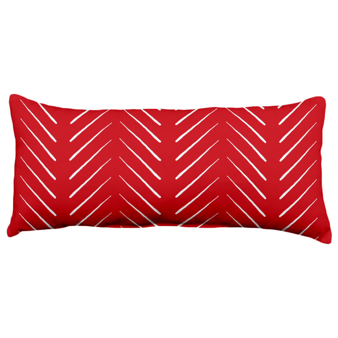 Chevron Columns Decorative Pillow - 2 Sizes