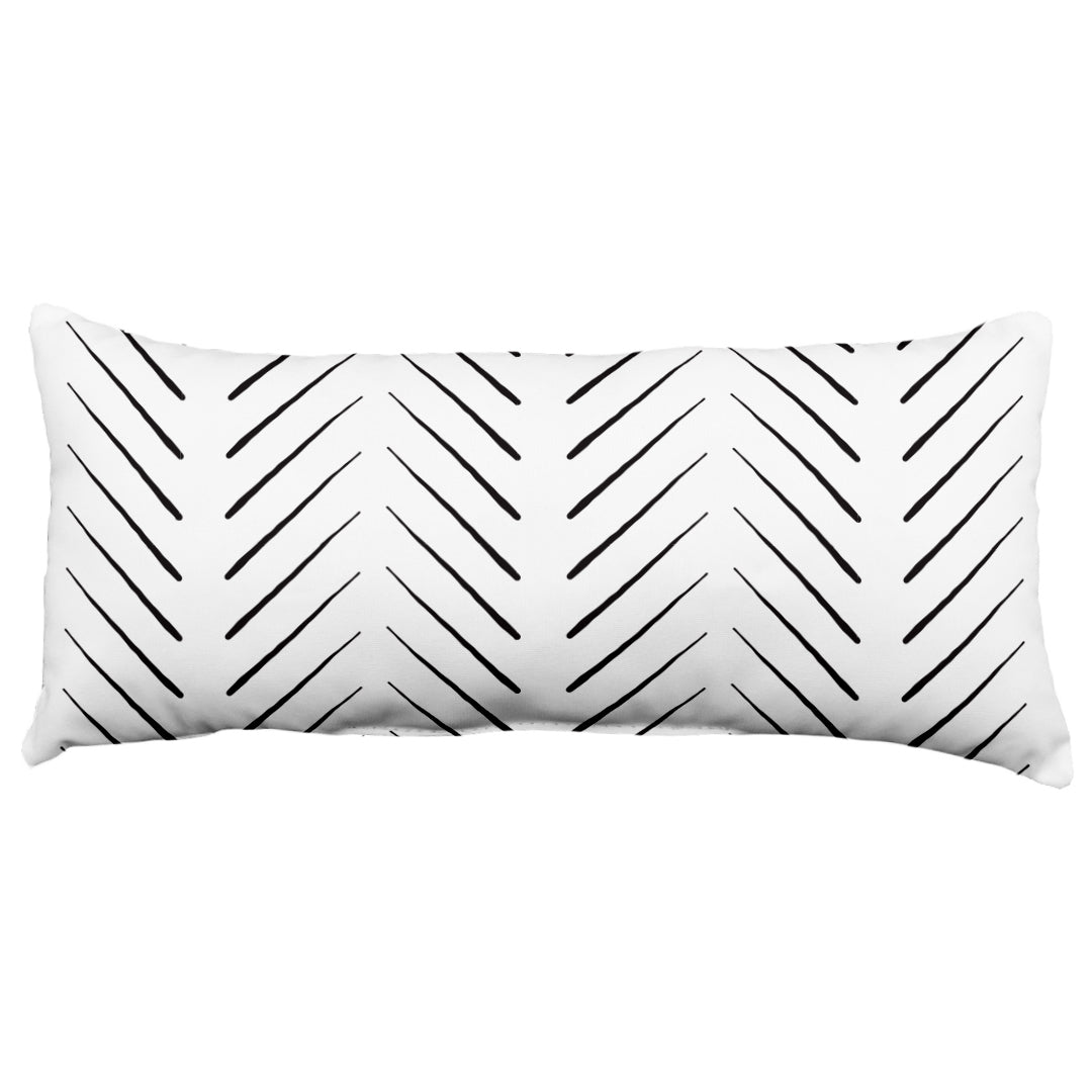Chevron Columns Decorative Pillow - 2 Sizes