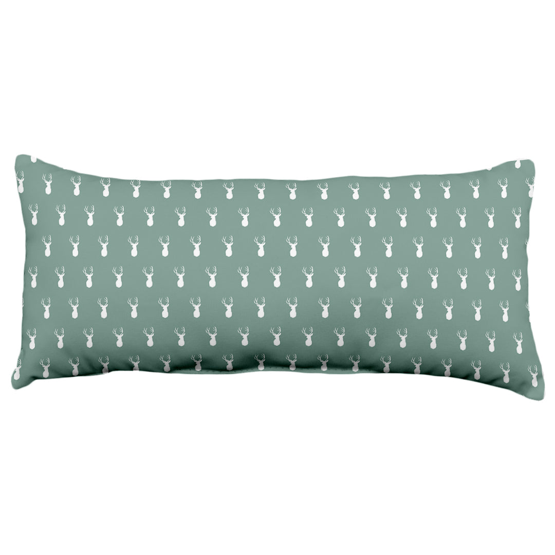 Deer Pattern Decorative Pillow, Made in the USA, 2 Sizes