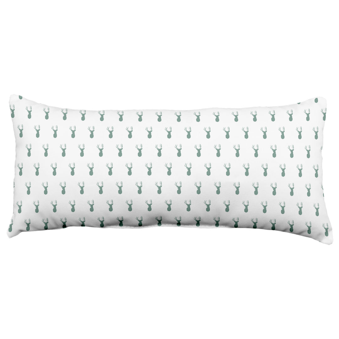 Deer Pattern Decorative Pillow, Made in the USA, 2 Sizes