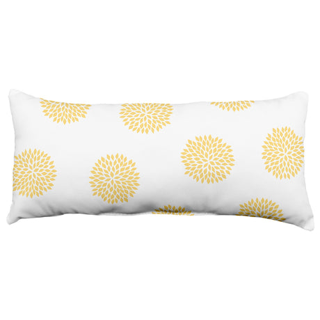 Boho Flowers Decorative Pillow, 2 Sizes, Made in the USA