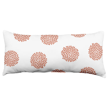 Boho Flowers Decorative Pillow, 2 Sizes, Made in the USA