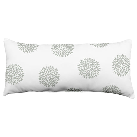 Boho Flowers Decorative Pillow, 2 Sizes, Made in the USA