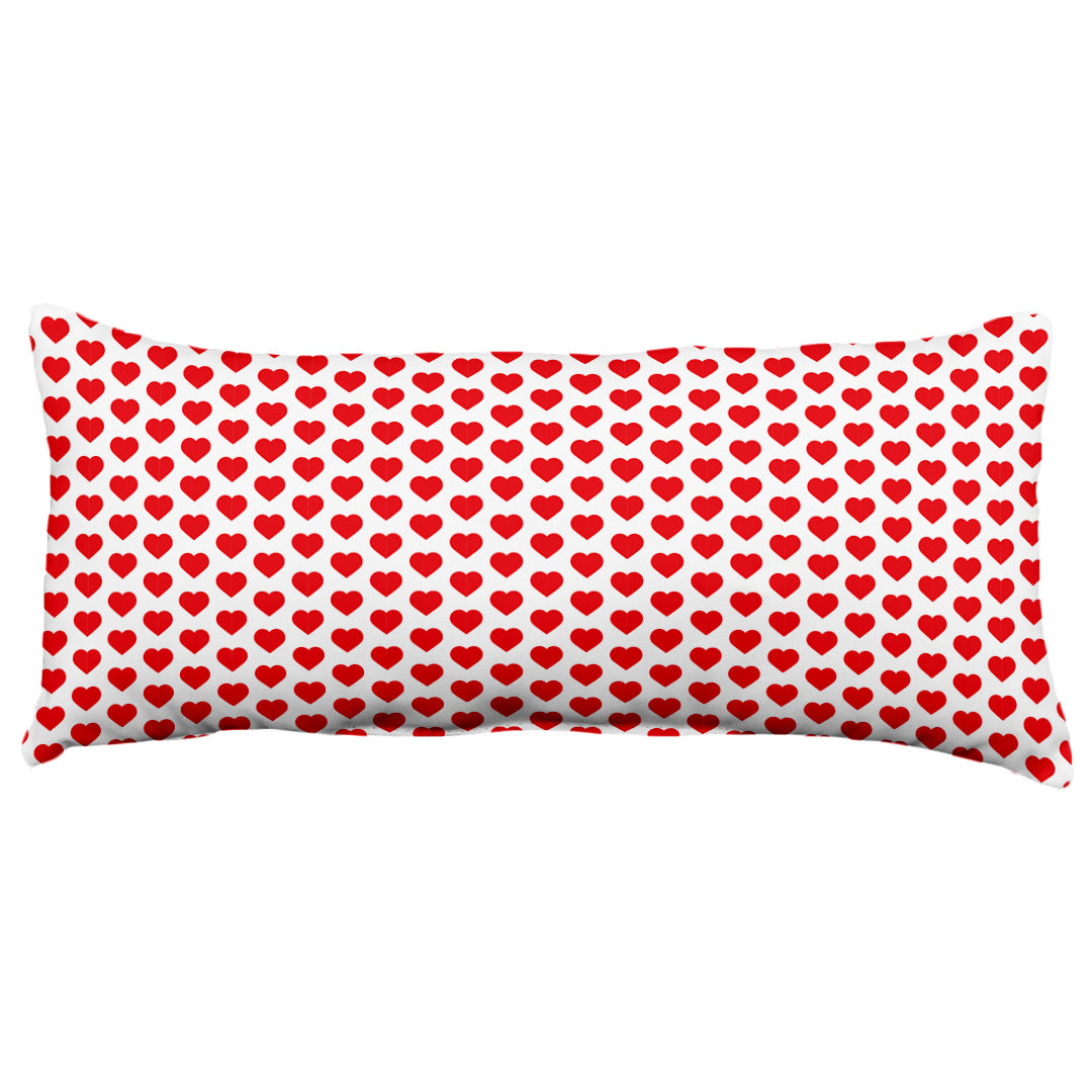 Heart Pattern Double Sided Throw Pillow, 2 Sizes