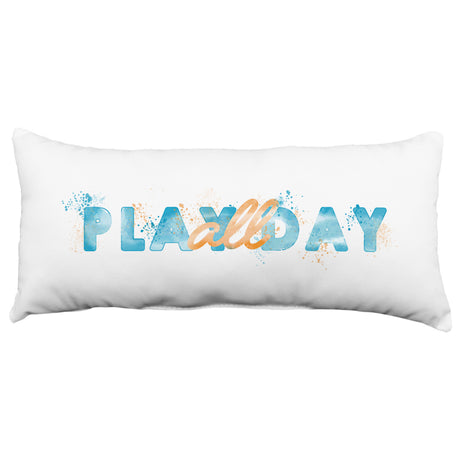 Play All Day Decorative Pillow, 16" x 16", Made in the USA, 2 Sizes